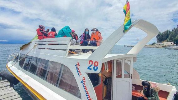 Catamaran excursion, Lake Titicaca and the Island of the Sun