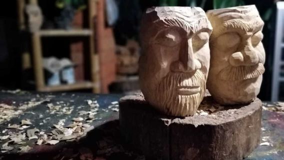 Ubud: Clase magistral de tallado en madera de 3 horas