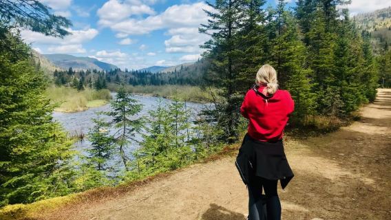 Québec : Randonnée guidée dans le parc national de la Jacques-Cartier