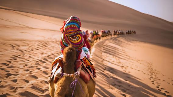 Urumqi Hochgeschwindigkeitszugtour: Turpan, Karez, Huoyan-Berg und Kumtag Private 1-Tagestour