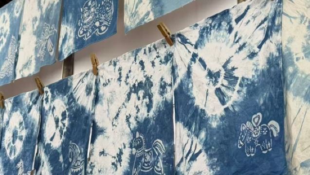 白から染め、藍色の新生:烏鎮(うちん)の絞り染め手作り体験