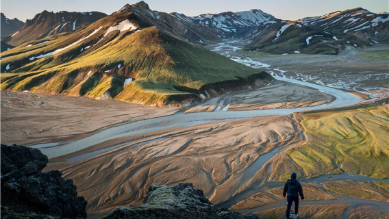 Dagsudflugt til Landmannalaugar højlandet på Island (transport fra Reykjavik/vandretur/naturlige varme kilder)