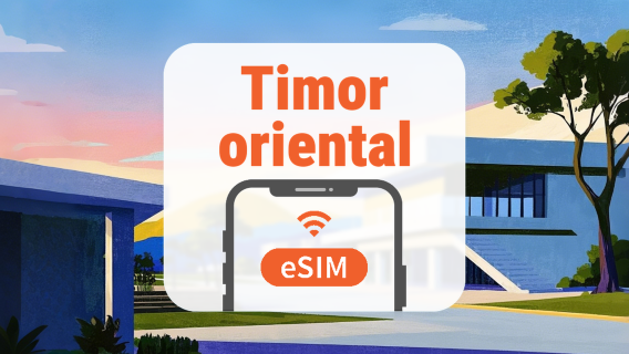 Timor Oriental eSIM | IA & TikTok | 1–30 Jours | Code QR