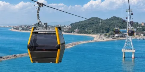 濟扶島海上纜車水晶纜車來回票小童票