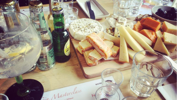 Eight Scottish Gins paired with Cheeses