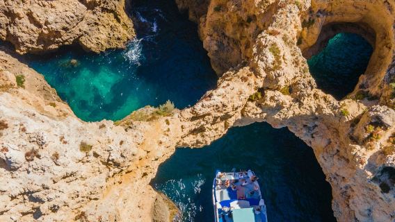 Cuevas de Ponta da Piedade: tour en crucero por la costa de 2,5 horas desde Lagos