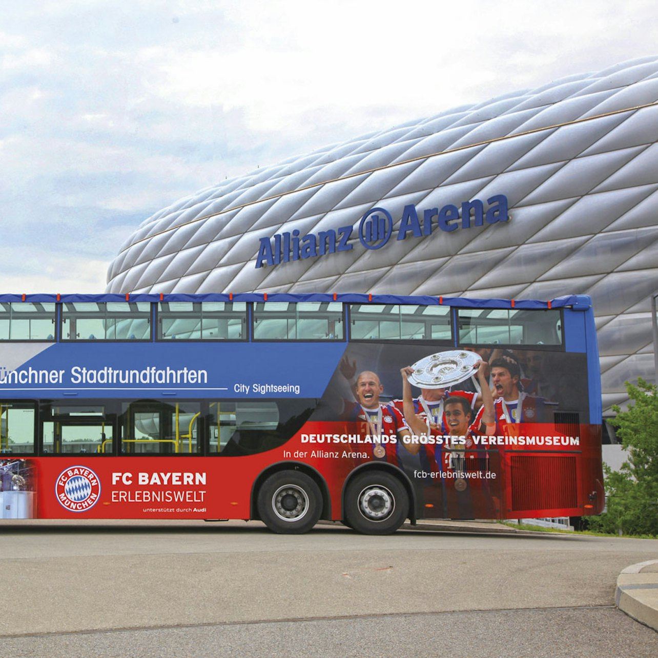 Tur Bus Kota Munich + Tur Stadion Allianz FC Bayern Munich