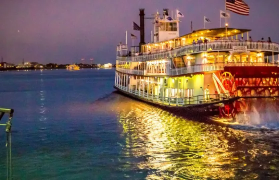 新奧爾良：夜間爵士樂郵輪之旅（可選晚餐）