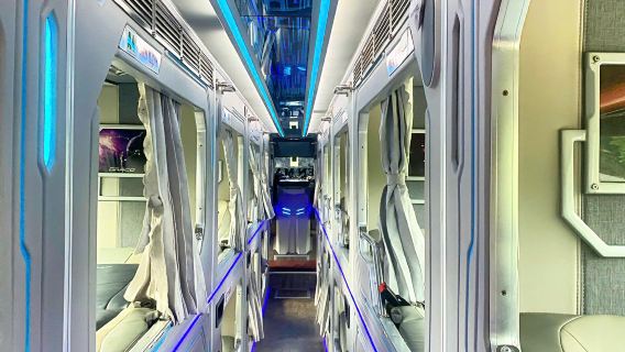 Sa Pa Express – Luxus-Schlafkabinenbus vom Flughafen Hanoi nach Sa Pa 7:40 Uhr