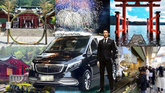 1-day tour of Tokyo, Hakone, and Atami Sea Fireworks