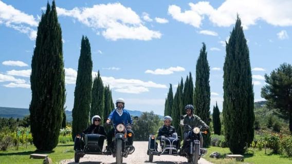 From Aix-en-Provence: 2-Hour Wine & Scenery Sidecar Tour