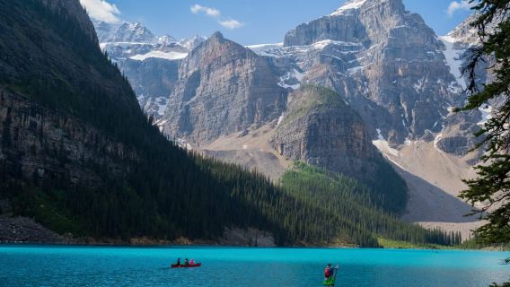 Desde Banff: servicio de transporte al lago Moraine y al lago Louise