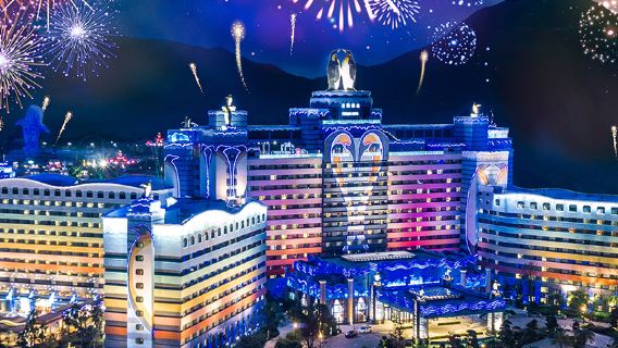 Zhuhai Chimelong Penguin/Hengqin Bay/Circus/Ruimteschip/Yinghai 2-daags/1-nacht/3-daags/2-nacht Ocean Kingdom of Ruimteschippark Funpakket met optionele Chimelong maaltijdarrangement