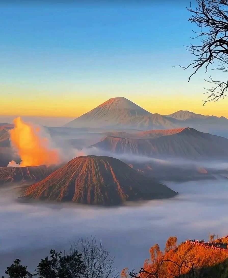 Tour pomeridiano e al tramonto del Bromo