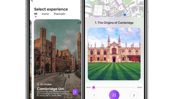 Cambridge City Audio Guide App for Your Smartphone