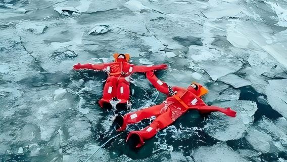 Трансфер в Мурманск с ледового плавучего причала в Мурманске, Россия