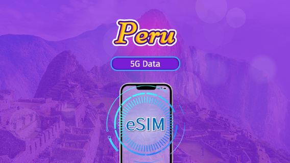 Peru | 5G/4G eSIM | Total Package | 24H Billing | 30 days | QR code
