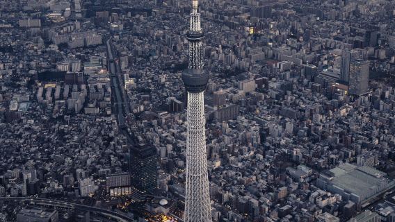 Tur Helikopter Japan Airlines di Tokyo (Satu Minggu di Tokyo, dengan pemandangan Shibuya, Asakusa, Shinjuku, dan Menara Tokyo)