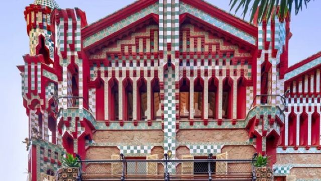 西班牙巴塞隆納維森斯之家+蒙特惠奇公園+哥倫布紀念碑