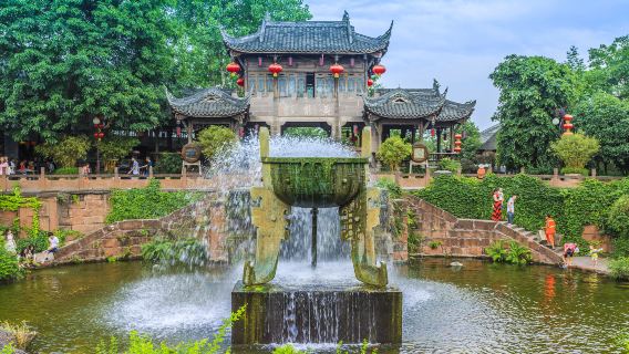 Leshan Giant Buddha + Huanglongxi Ancient Town One-Day Tour: Tickets+Private Car Transfer
