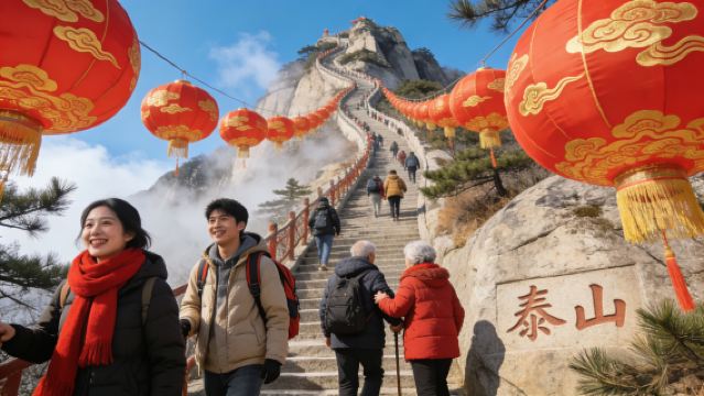 【新春祈福】泰山風景區+南天門+碧霞祠純玩一日遊