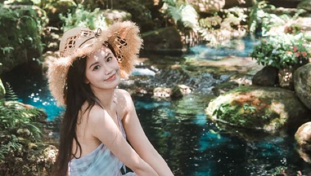 ทัวร์ครึ่งวันเชียงใหม่ ปีนผาอุทยานแห่งชาติน้ำตกบัวตอง-น้ำพุเจ็ดสี + คาเฟ่น้ำตกเทวดา