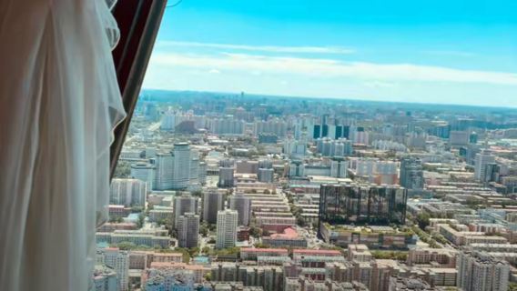Beijing - CCTV tower admission - revolving restaurant buffet - a culinary landmark suspended in Beijing's skyline