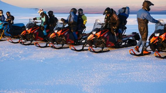 Langjökull Glacier: Guided Snowmobile Experience + Pickup from Reykjavik
