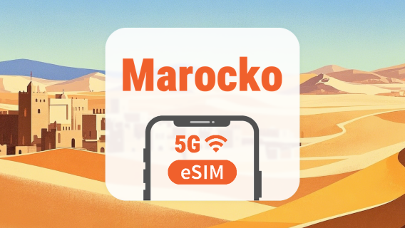 Marocko 5G eSIM | Dubbla nätverk • Alla AI & TikTok | 1–30 dagar | QR-kod