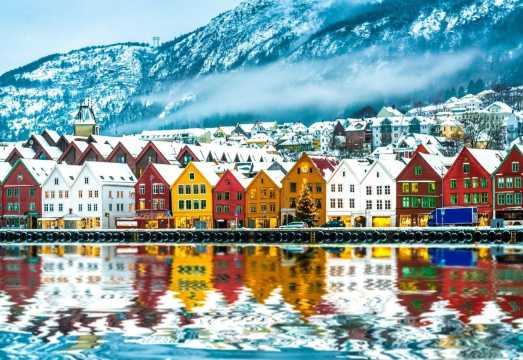 Norway + Fantoft Stave Church + Akvariet i Bergen - The National Aquarium + Bergen + Bryggen