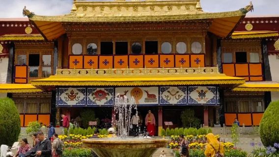 Vertaling/ gids/Lokale uitleg door gids ter plaatse in het Ganden-klooster Norbulingka, Lhasa |Neem gerust contact met ons op.