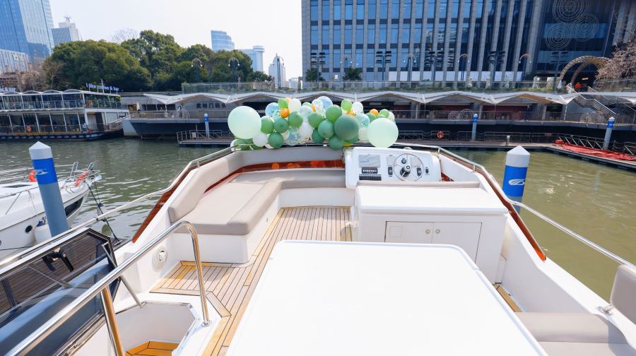 浙江杭州錢塘江豪華遊艇包船【錢塘江遊船/46尺SEASE星瑞遊艇/遊大運河】