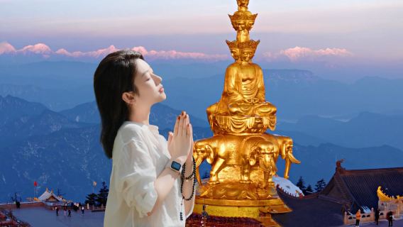 楽山大仏(らくさんだいぶつ)+峨眉山ワンデーツアー【入場チケット保証+少人数オプション・ファーストクラス+純粋な観光】