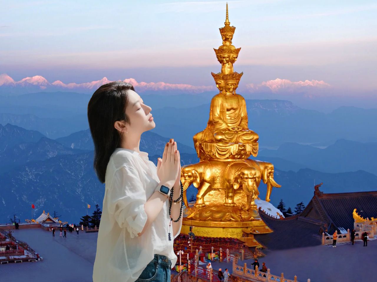 楽山大仏(らくさんだいぶつ)+峨眉山ワンデーツアー【入場チケット保証+少人数オプション・ファーストクラス+純粋な観光】