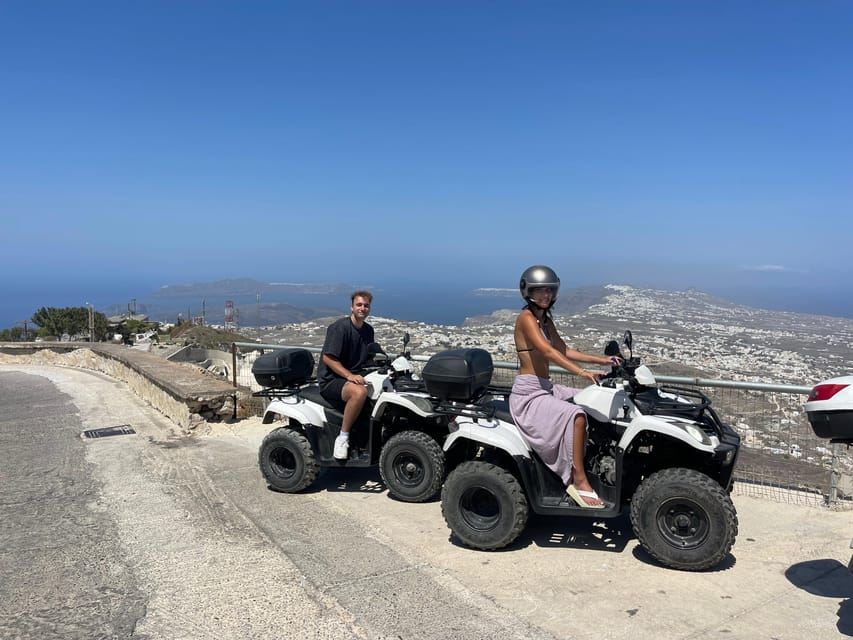 ซานโตรินี: ทัวร์ไฮไลท์ ATV พร้อมหัวหน้าทัวร์ท้องถิ่น