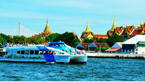 Croisière touristique à arrêts multiples Chao Phraya à Bangkok