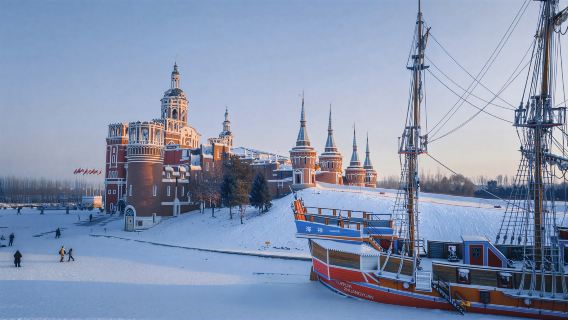 ตั๋วเข้าวูลการ์แมนชั่น ฮาร์บิน (โบสถ์เซนต์นิโคลาสแบบจำลองอายุ 100 ปี + ถ่ายรูปกับอาคารสไตล์รัสเซีย 30 หลัง + สวนหิมะเทพนิยายในฤดูหนาว)