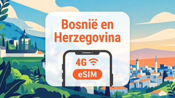 Bosnia and Herzegovina eSIM | Ondersteunt ChatGPT & TikTok | 1–30 dagen | Directe QR-code