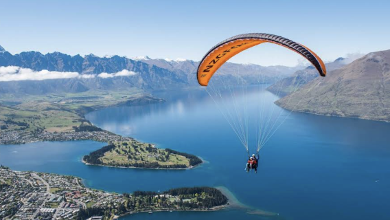 紐西蘭皇后鎮木桶溫泉+滑翔傘體驗可定制【中文專車-愜意舒適】