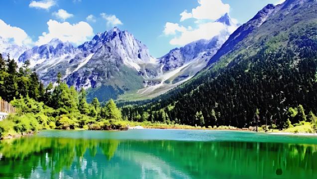 Excursión de un día a Bipenggou desde Chengdu [La pequeña Suiza del oeste de Sichuan: el impresionante espectáculo de glaciares y montañas nevadas]