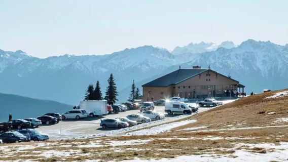 Lawatan Sehari ke Seattle Olympic Park + Hurricane Ridge + Crescent Spring - Tidak Termasuk Tiket dengan Jemputan di Tempat