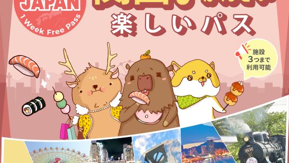 楽しい関西パス！｜1週間フリーパス