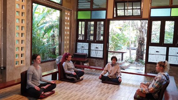 Thai Chiang Mai nature meditation yoga experience (self-retreat + mindfulness healing + Thai culture)