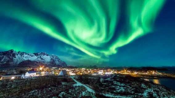 Noruega - Tromso: Excursión nocturna para ver las auroras boreales (salida por la noche y regreso por la mañana) | Grupo en inglés