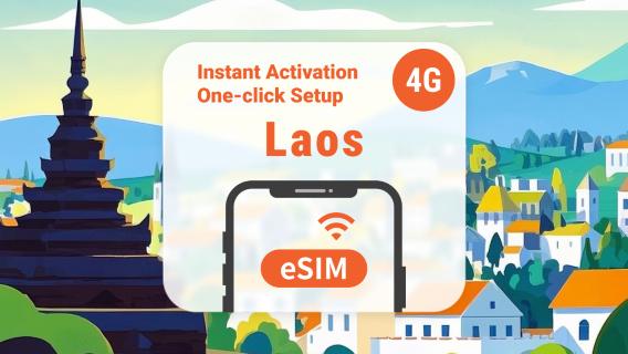 Лаос 5G eSIM | Интернет-трафик на 3-30 дней | Быстрая активация в один клик | Не нужно ждать доставки | QR-код