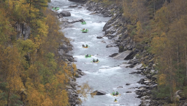 Voss: Thrilling Whitewater Rafting Guided Trip