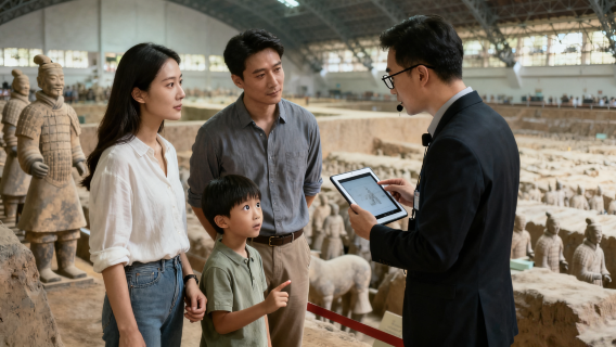 Groupe privé: Guerriers de terre cuite + Jardin de Lishan / Visite Commentaire approfondie de 5 heures / Excursion d'une journée tout compris sans arrêt shopping