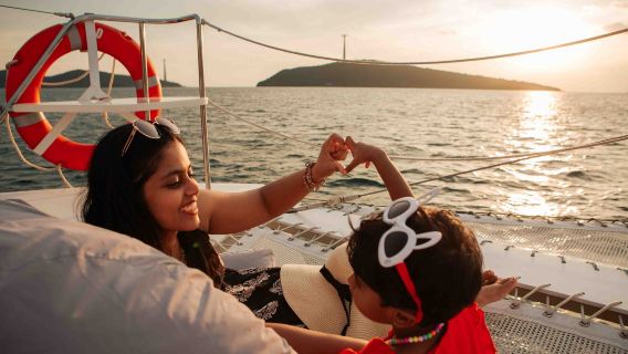 Phu Quoc Sunset Cruise Tour with BBQ Dinner & Snorkeling