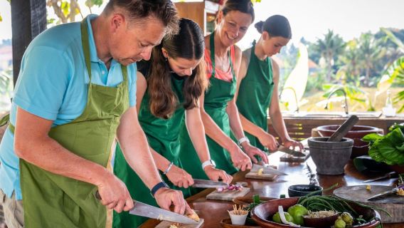 Pomeriggio tranquillo a Ubud con corso di cucina balinese