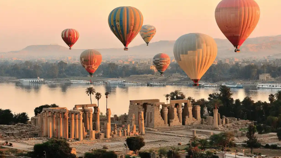 Paseo en globo aerostático en Lúxor con la mejor compañía de globos aerostáticos de Lúxor